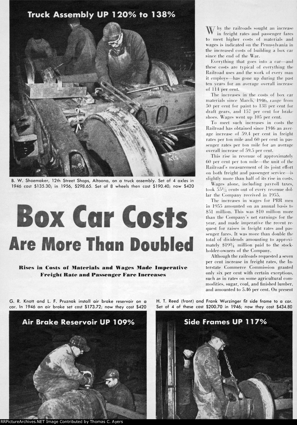 PRR "Box Car Costs," Page 16, 1956